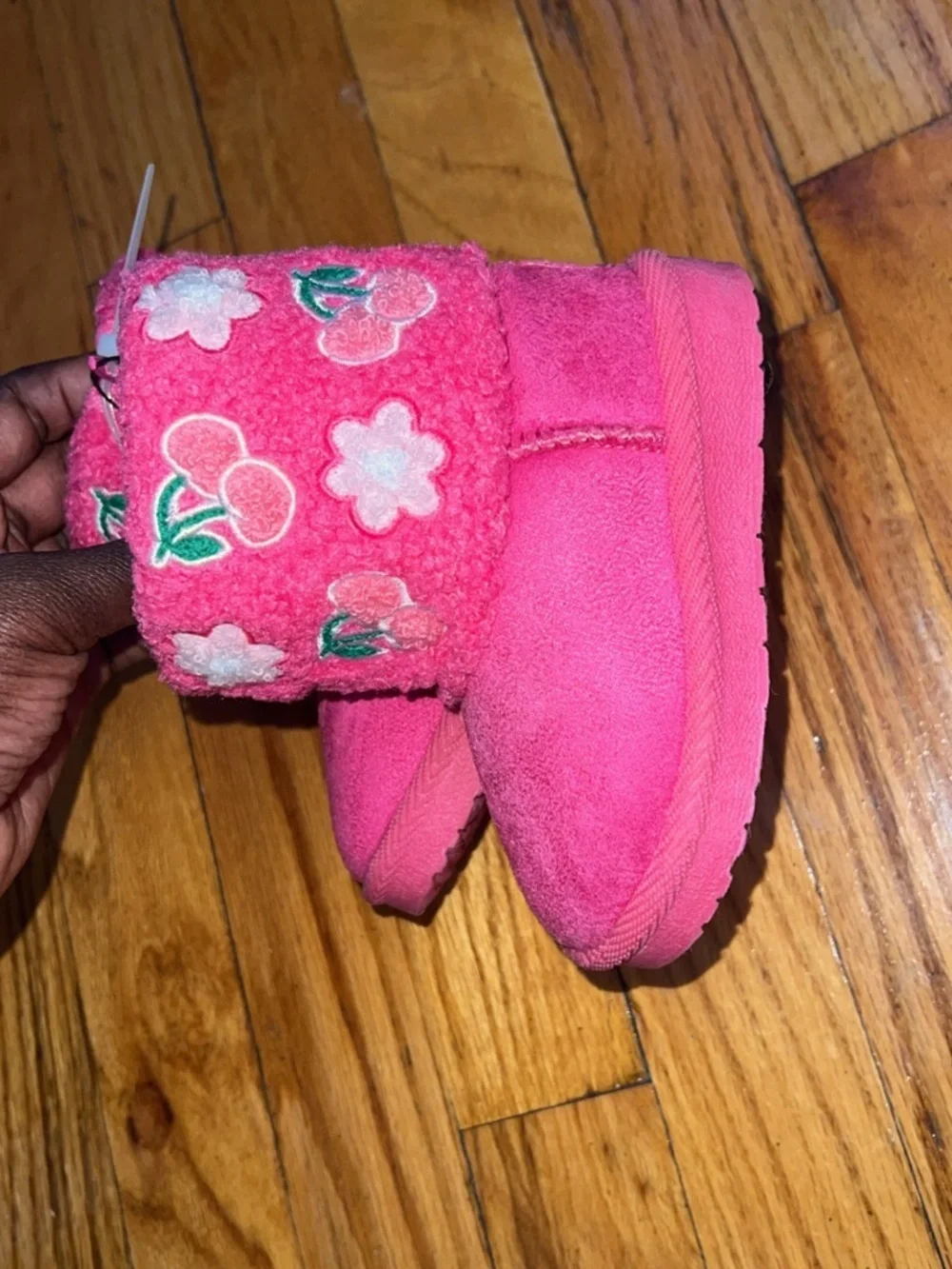 GIRLS' BEBE TODDLER JAMIE WINTER Pink boots size 5